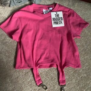 “the ragged priest” pink top